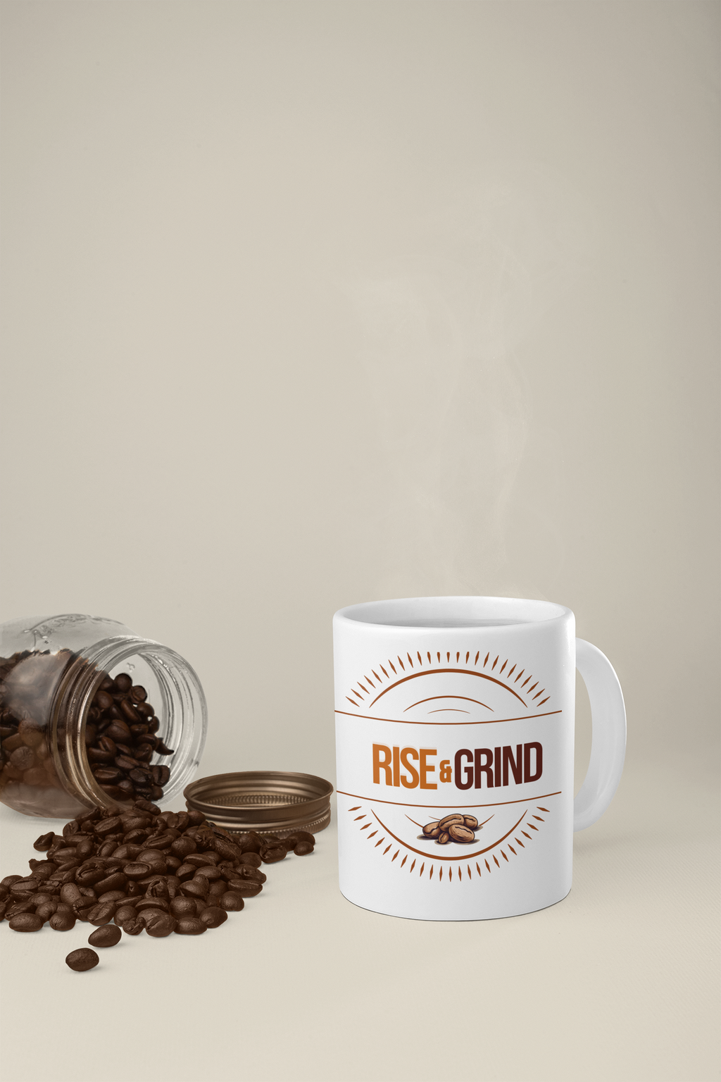 Rise & Grind—11oz Ceramic Mug