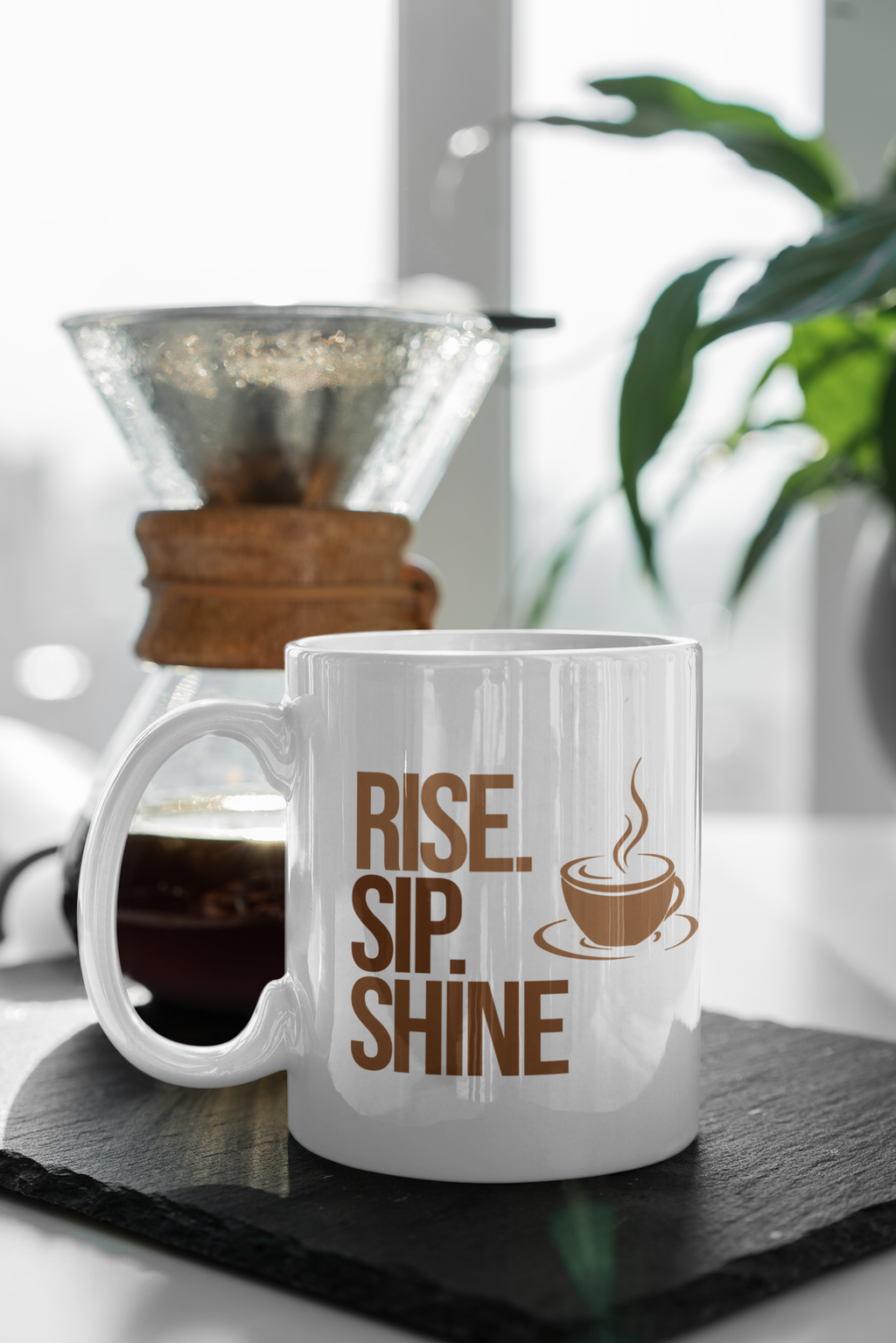 Rise. Sip. Shine - 11oz Ceramic Mug
