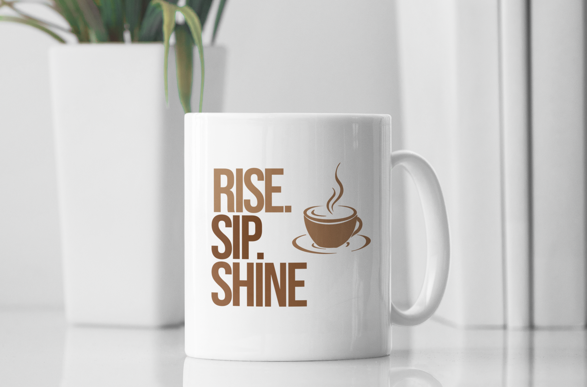 Rise. Sip. Shine - 11oz Ceramic Mug