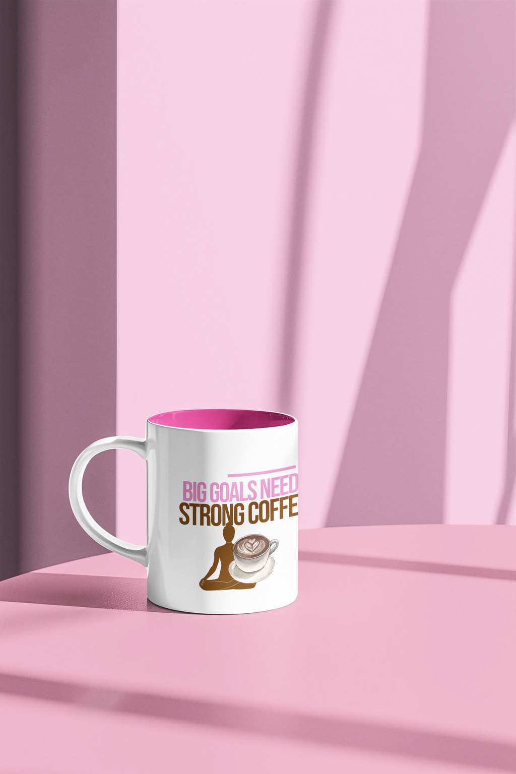 Big Goals, Strong Coffee  – 11oz Ceramic Mug